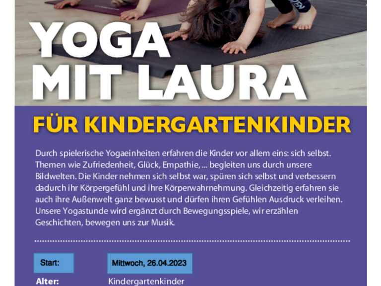 Yoga mit Laura für Kindergartenkinder