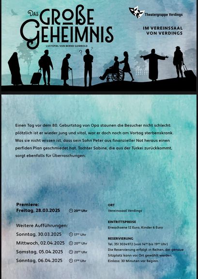 Theater in Verdings: Das große Geheimnis