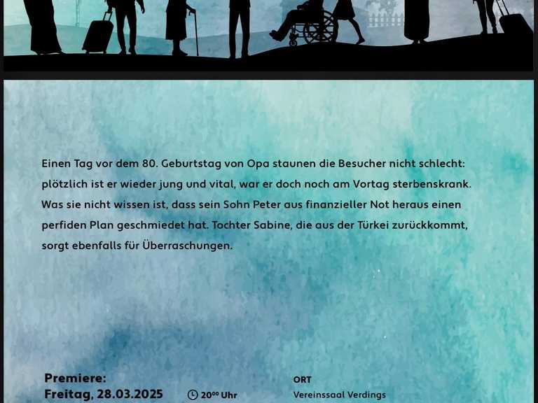 Theater in Verdings: Das große Geheimnis
