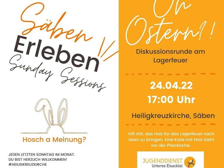 Säben erleben - Sunday Sessions: discussione di pasqua