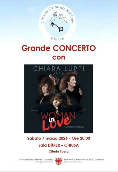 CHIARA LUPPI & LA SUA BAND IN “WOMAN IN LOVE” 