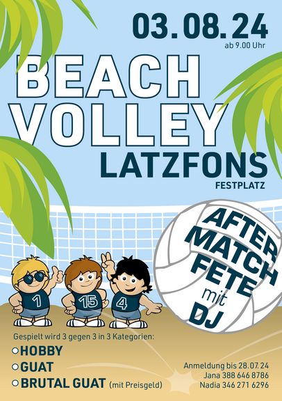 Beachvolleyball Turnier