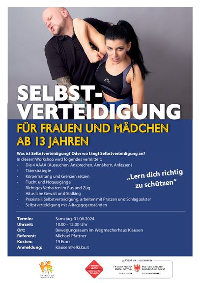 Selbstverteidigungskurs für Frauen und Mädchen ab 13 Jahren