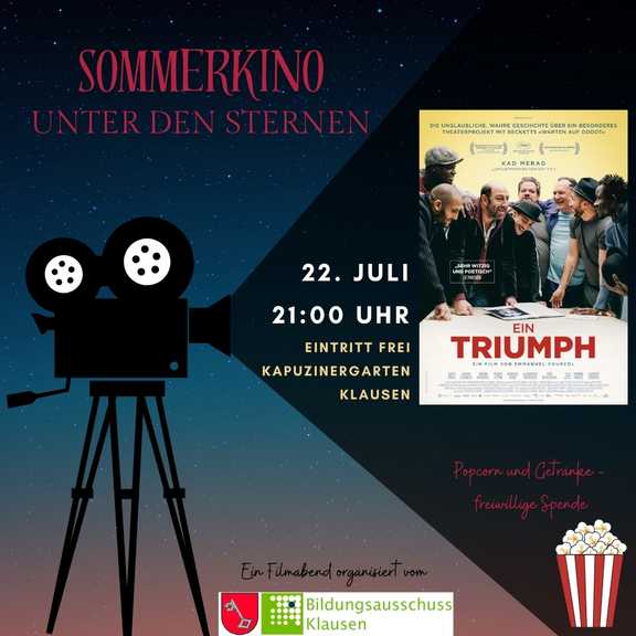 Sommerkino im Patergarten