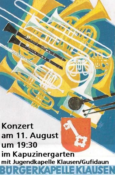 Sommerkonzert der Bürgerkapelle Klausen und der JuKa