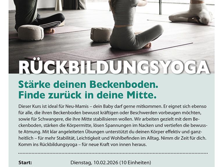 Yoga post-parto - Rafforza il pavimento pelvico e ritrova il tuo equilibrio.