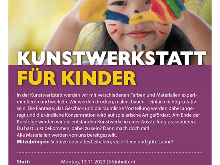 Kunstwerkstatt für Kinder