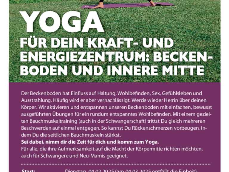 Yoga per la forza e il centro energetico: pavimento pelvico e centro interno