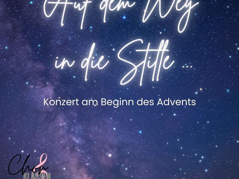 Konzert 'Auf dem Weg in die Stille' 