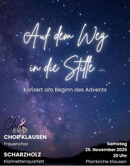 Konzert 'Auf dem Weg in die Stille' 
