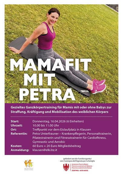 Mamma in forma con Petra