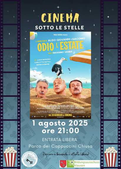 Il CINEMA SOTTO LE STELLE presenta il film ODIO L´ESTATE