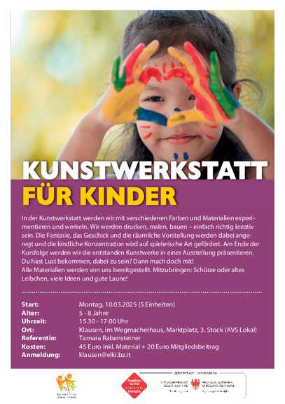 Kunstwerkstatt für Kinder