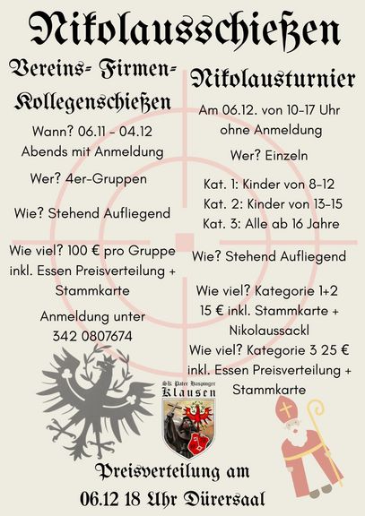 Nikolausschießen