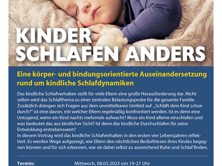 Kinder schlafen anders  Eine körper- und bindungsorientierte Auseinandersetzung rund um kindliche Schlafdynamiken