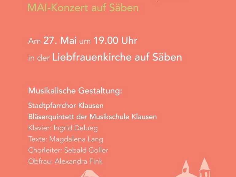 Mai-Konzert in Liebfrauenkirche auf Säben