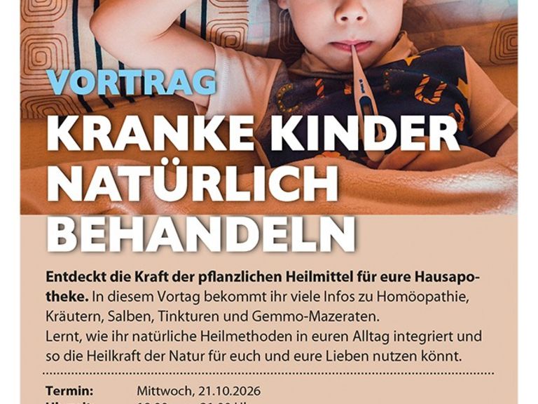 Kranke Kinder - natürlich behandeln