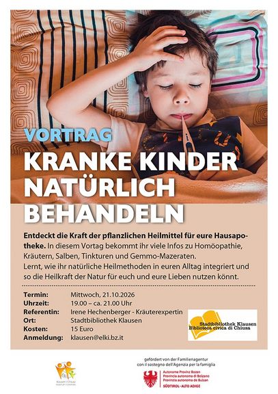 Kranke Kinder - natürlich behandeln