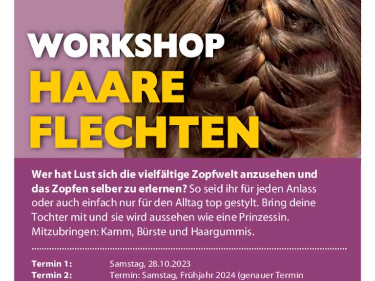 Workshop - Haare flechten 