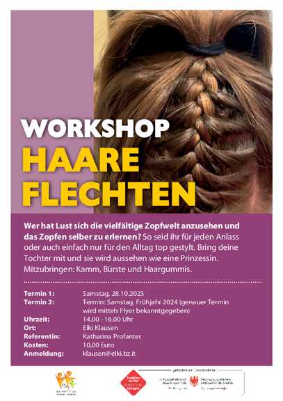 Workshop - Haare flechten 