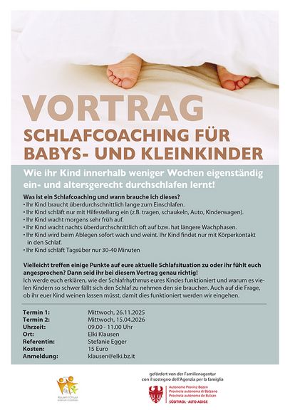 Presentazione – Quando serve una consulenza sul sonno del bambino? 