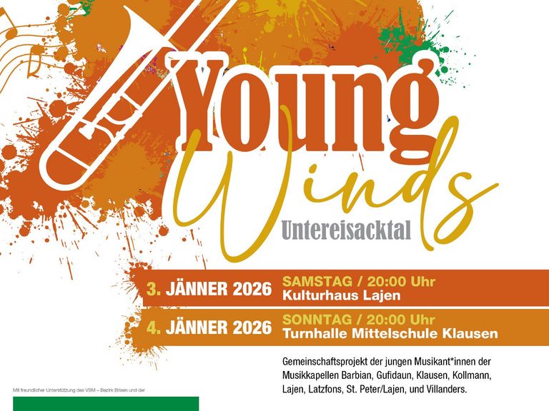 Young Winds Bassa Valle Isarco