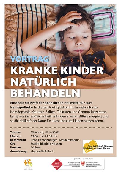 Bambini malati - curarli in modo naturale