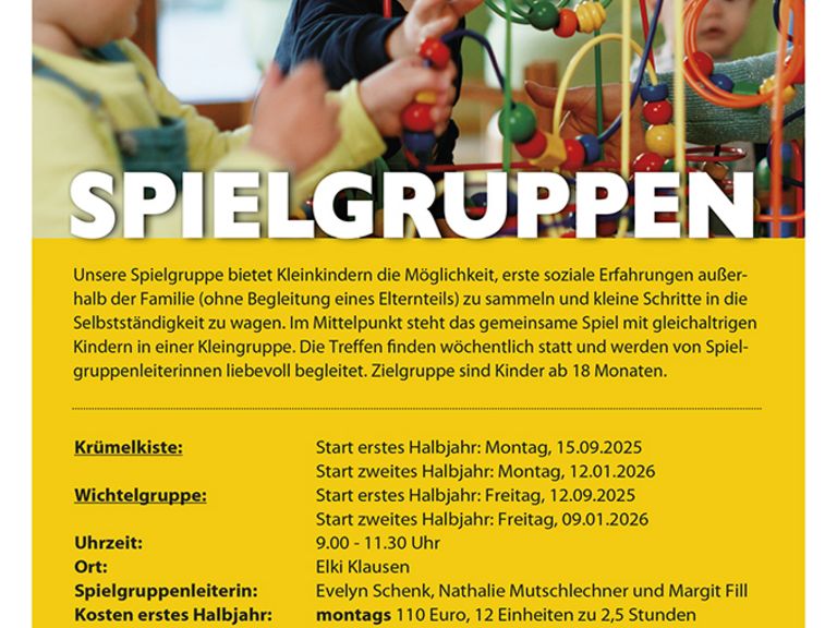 Gruppi di gioco per bambini