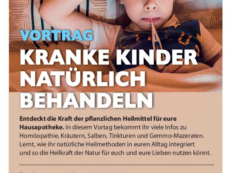 Kranke Kinder - natürlich behandeln