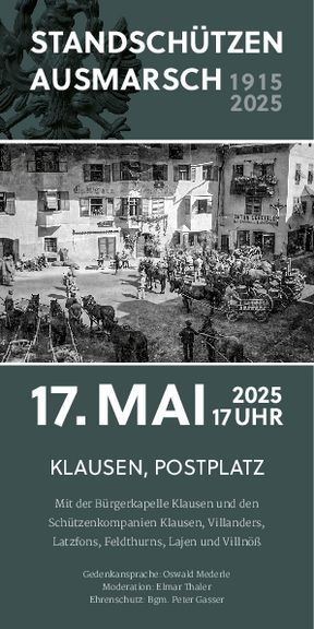 Standschützen Ausmarsch 1915 - 2025