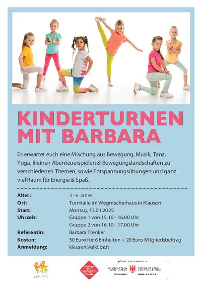 Ginnastica per bambini con Barbara