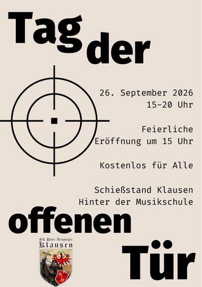 Tag der offenen Tür - Schießstand Klausen