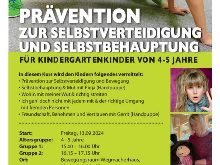 Prevenzione, autodifesa e autoaffermazione per bambini della scuola dell’infanzia da 4 a 5 anni