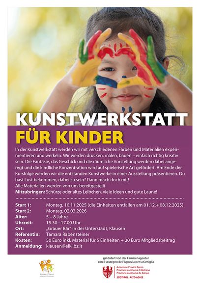Kunstwerkstatt für Kinder