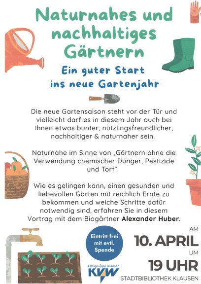 Ein guter Start ins neue Gartenjahr