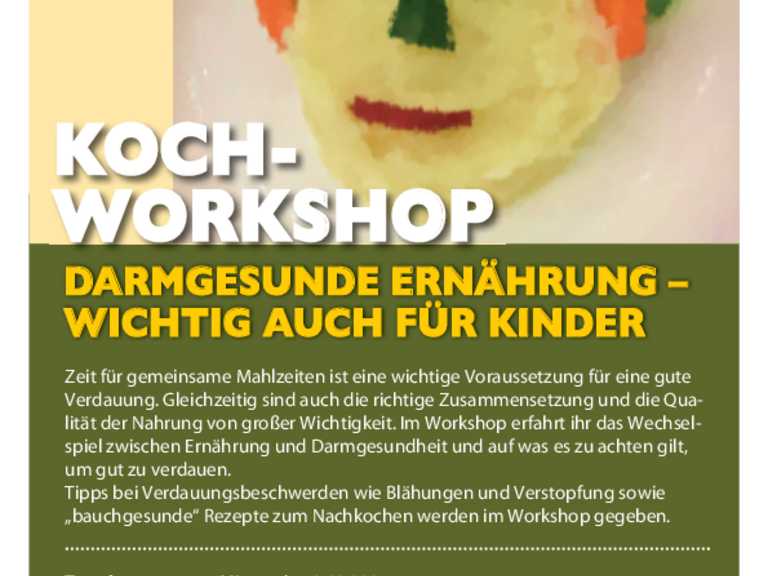 Workshop: Darmgesunde Ernährung – Wichtig auch für Kinder