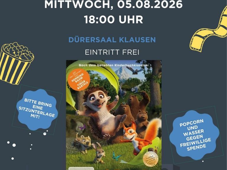 Sommerkino: Latte Igel und der magische Wasserstein