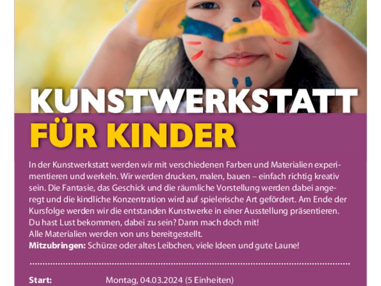 Kunstwerkstatt für Kinder