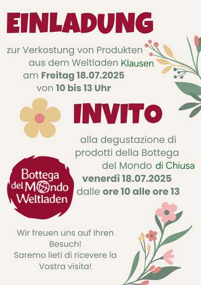 Degustazione di prodotti 