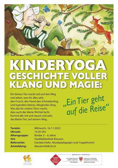 Kinderyoga - Geschichte voller Klang und Magie