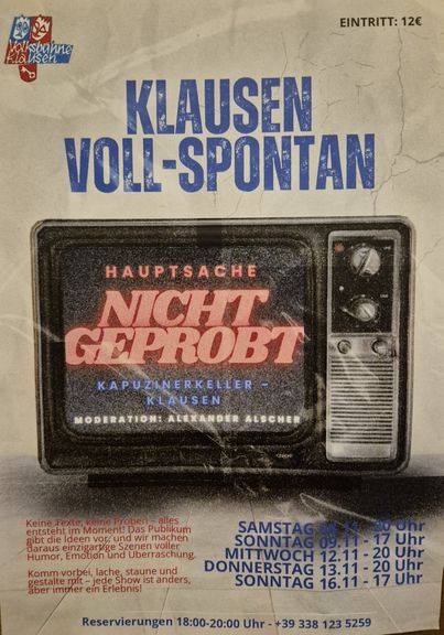 Impro-Theater KLAUSEN VOLL-SPONTAN