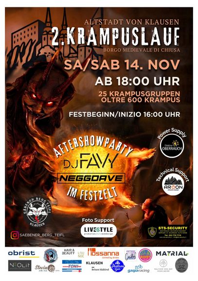 2. Sfilata dei Krampus a Chiusa