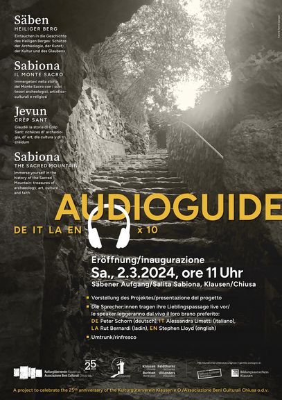 All'inaugurazione dell'audioguida 