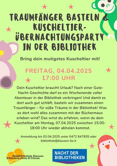 Traumfänger basteln & Kuscheltier- übernachtungsparty