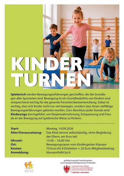 Ginnastica per bambini