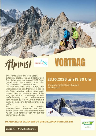 Vortrag - Alpinist 