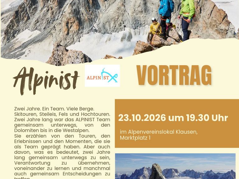 Vortrag - Alpinist 