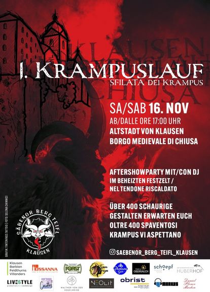 1. Sfilata dei Krampus a Chiusa