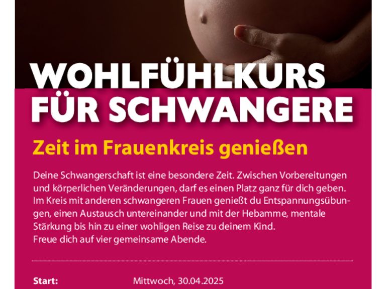 Wohlfühlkurs für Schwangere – Zeit im Frauenkreis genießen