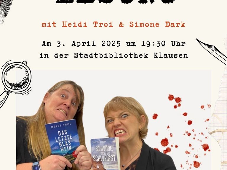 Krimilesung mit Simone Dark & Heidi Troi